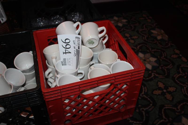 lot 994 image: Bin Lot of Coffee Cups