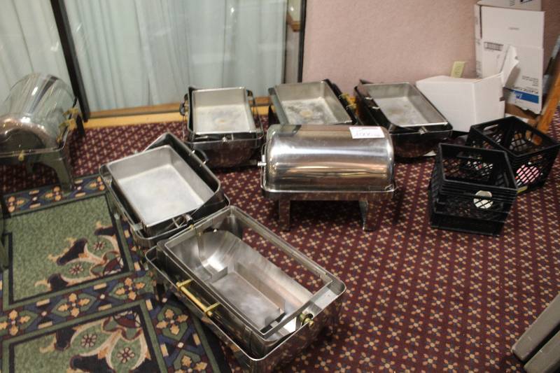 lot 1006 image: Lot of (6) Commercial Serving Trays