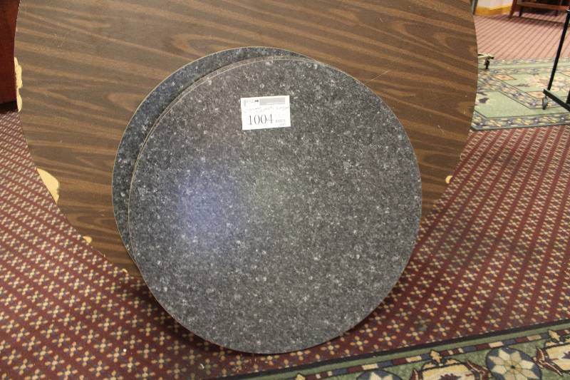 lot 1004 image: Lot of (2) 36in. Round Table Tops