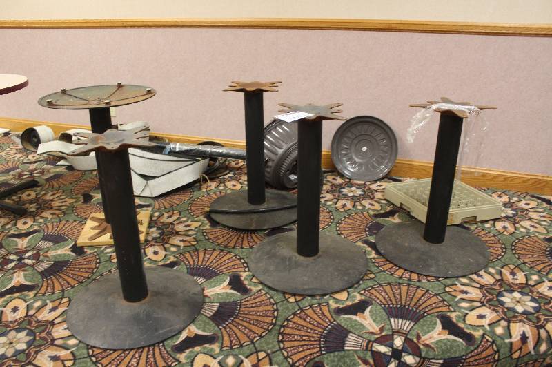 lot 1000 image: Lot of (5) Table Bases