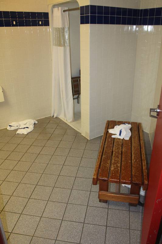 lot 1044 image: Bench, Towel Dispensers
