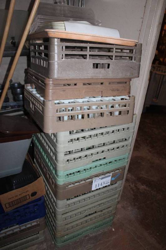 lot 1143 image: Lot of (12) Commercial Dish Wash Trays