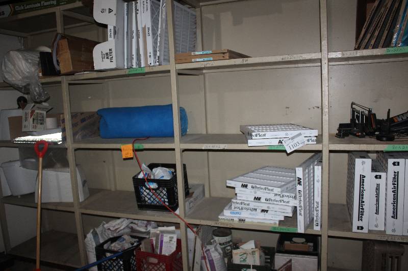 lot 1103 image: Shelf Lot of Air Filters