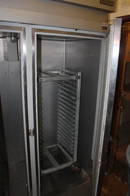 Commercial Stainless Steel Refrigerator W Racks Final Liquidation Of   3470853 