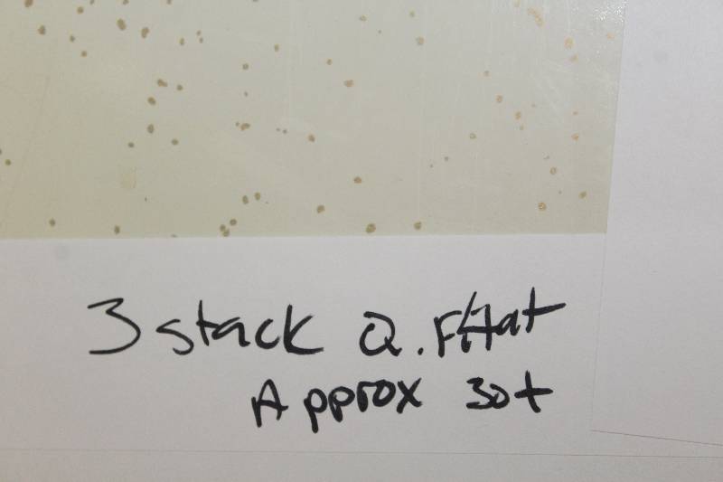 lot 1026 image: Lot of (3) Stacks of Queen Flat Sheets