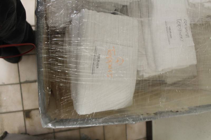 lot 1032 image: Lot of (2) Stacks of Queen Topper Sheets