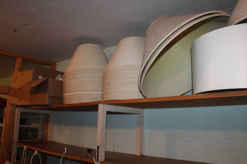 lot 1195 image: Lot of Table Lamps Shades