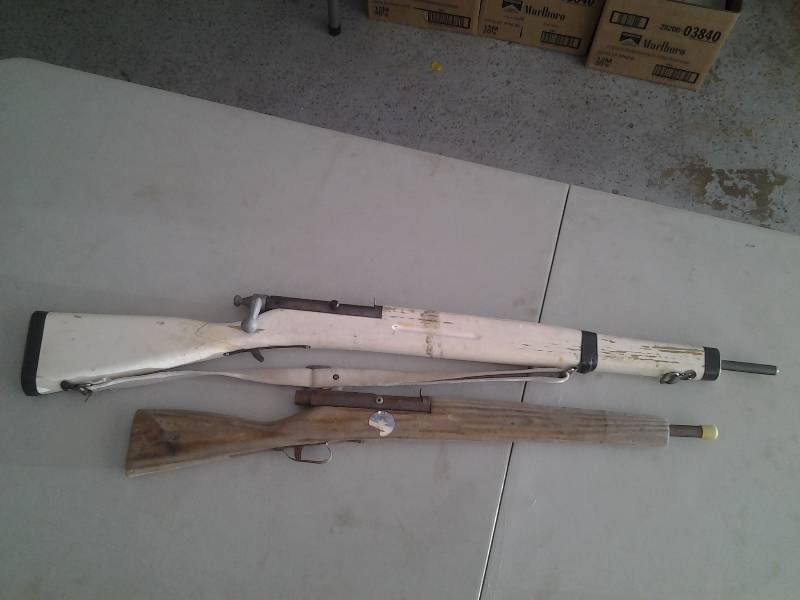 lot 12 image: 2-Toy Rifles By Parris Guns