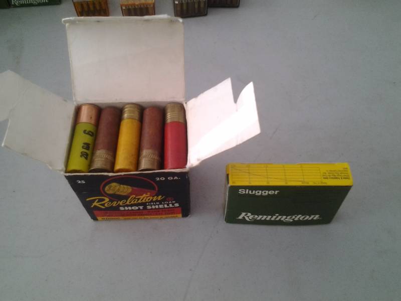 lot 43 image: 1-Box 20 Ga Shells, 1-Box 20 Ga Slugs