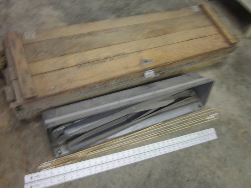 lot 37 image: Wood Crate, Etc.