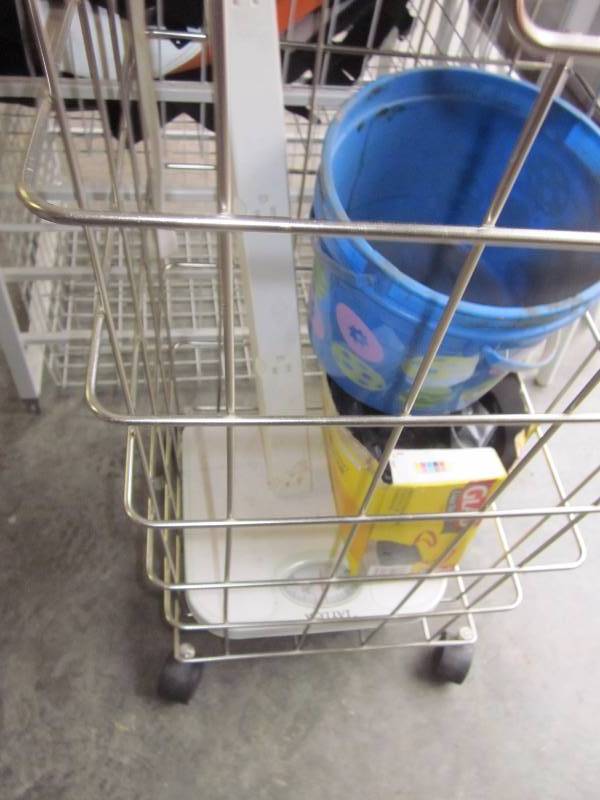 lot 43 image: Metal Cart, Etc.
