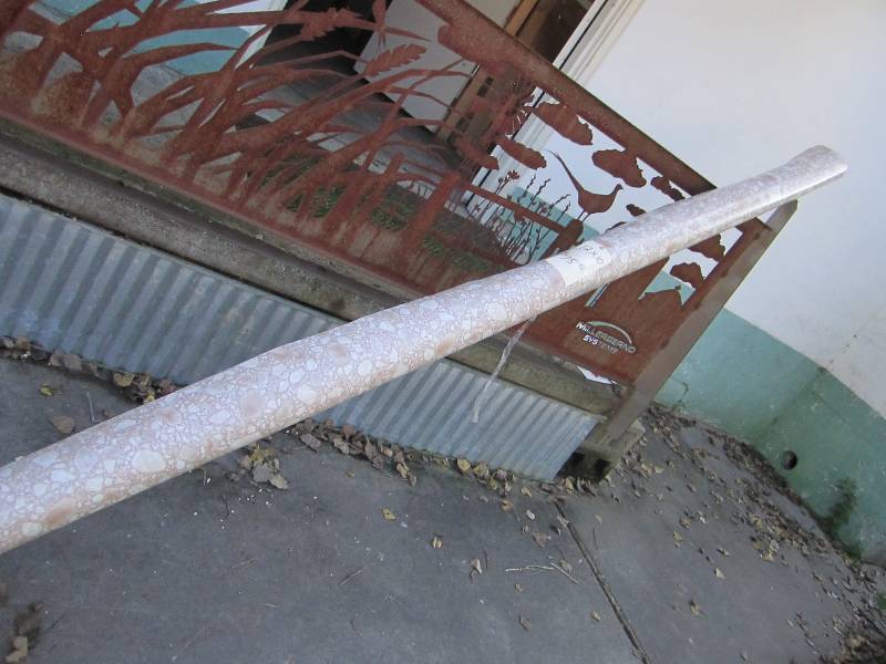 Roll of new vinyl floor covering, a...