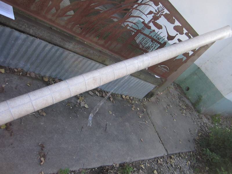 Roll of new vinyl floor covering, a...