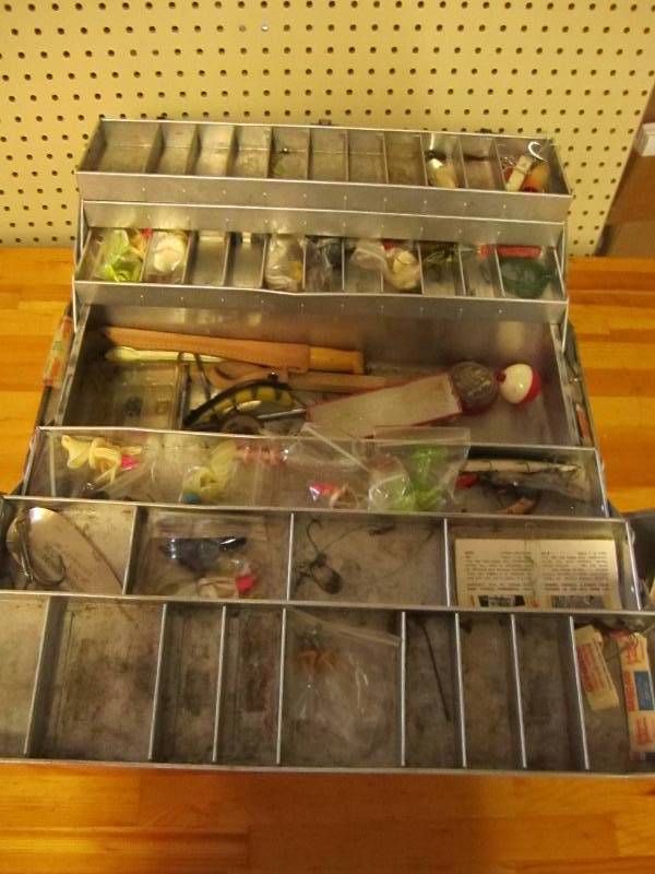 Tackle box and tackle...