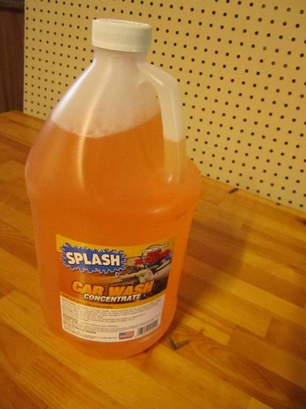 New Splash carwash concentrate...
