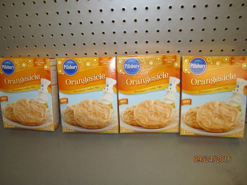 4 Pillsbury orangsicle cookie mix...