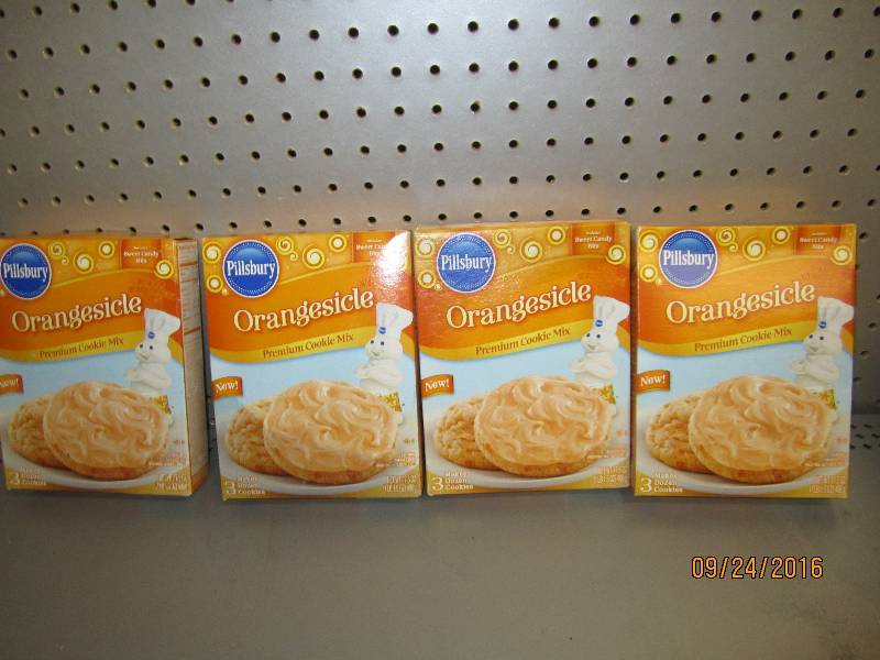 4 Pillsbury orangsicle cookie mix...