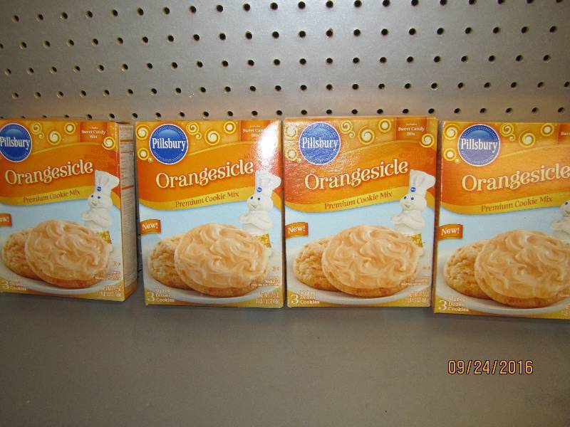 4 Pillsbury orangsicle cookie mix...