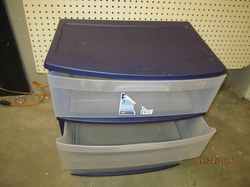 Sterilite 3 drawer plastic storage...