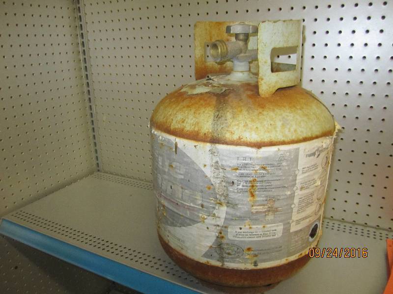 Propane tank...
