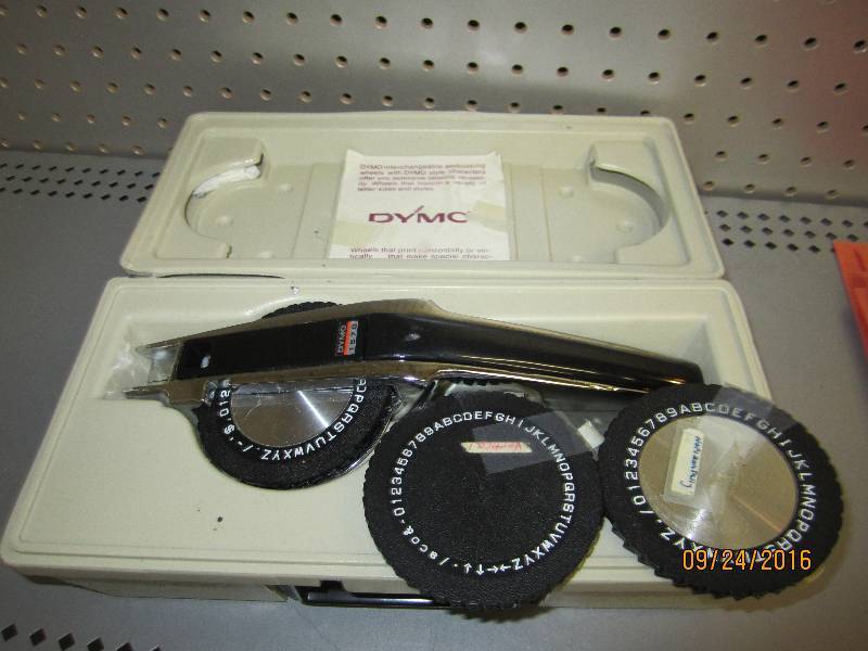 Dymo label maker kit...