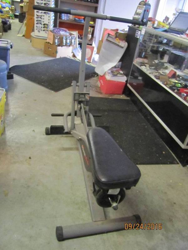 Weighted exercize machine...