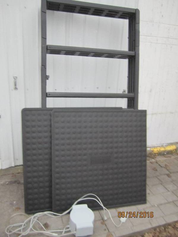 Twin sleep number bed frame and pum...