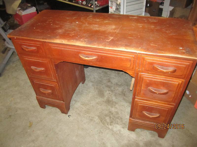 Vintage wood desk...