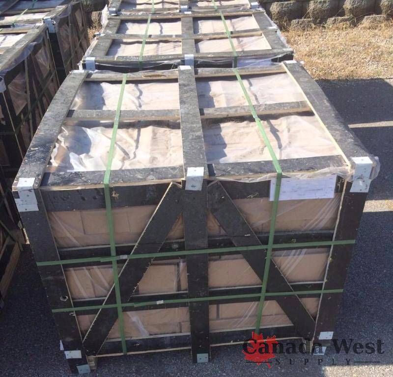 NEW CRATE OF NATURAL BLACK SLATE STONE SIDING 373 SQFT