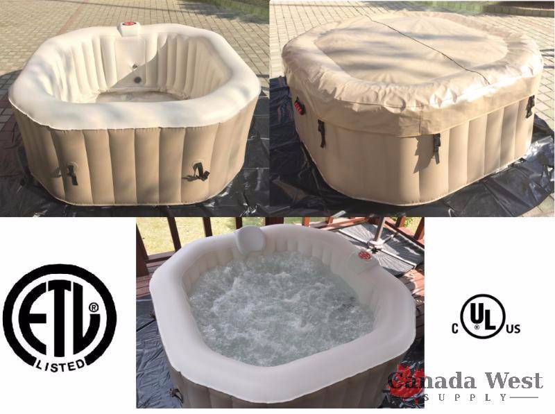 NEW 155 GALLON 4 PERSON OUTDOOR OCTAGON HOT TUB PH050013