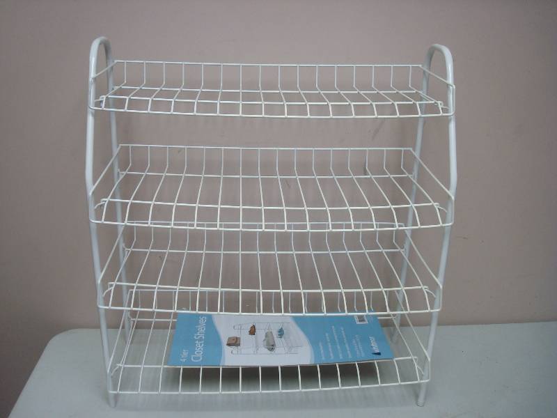 lot 20 image: Wire Shoe Rack, Unused
