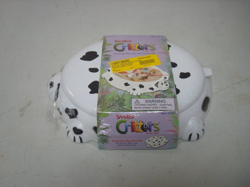 lot 36 image: Sandbox Critters Play Set, New, Dalmatian Dog