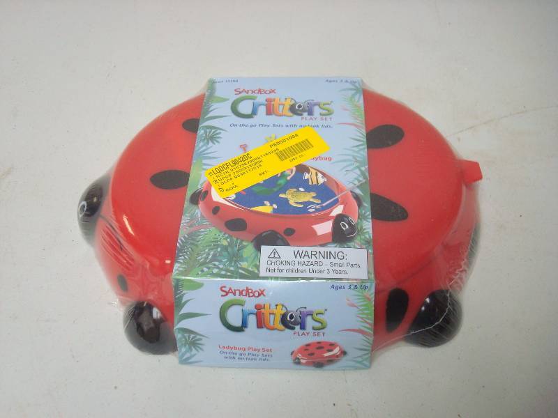 lot 37 image: Sandbox Critters Play Set, New, Lady Bug