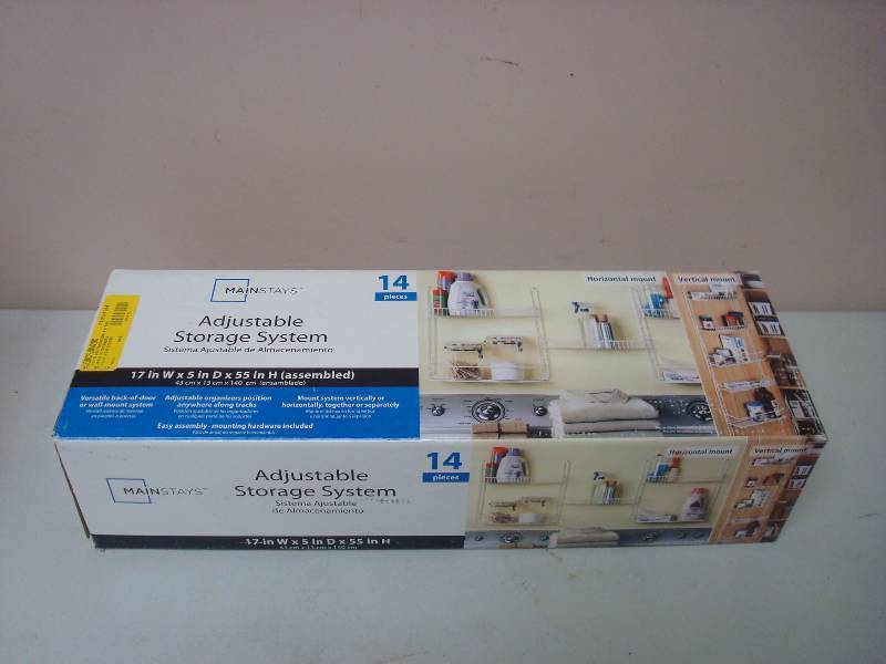 lot 53 image: Adjustable Storage System, Looks Unused