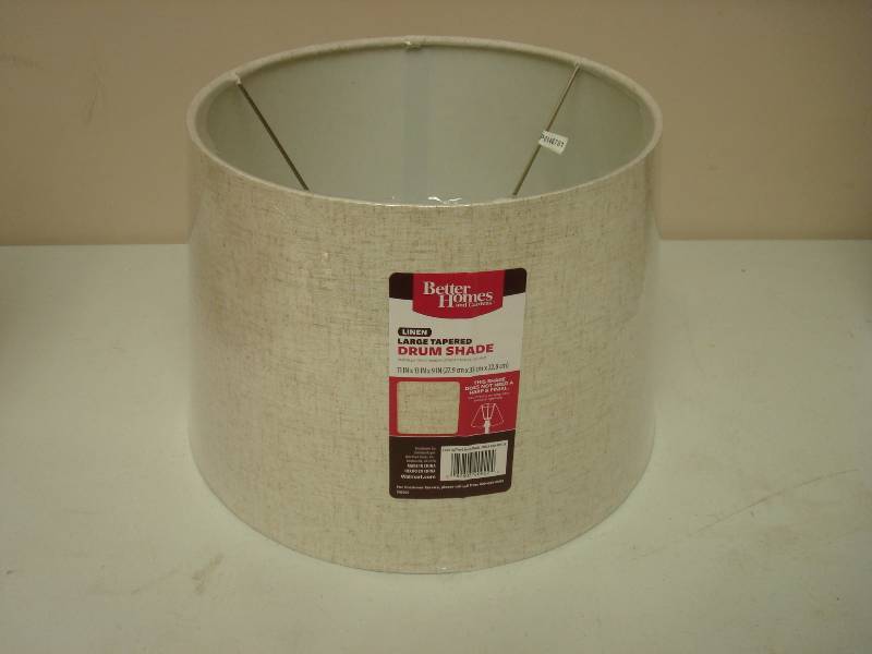 lot 56 image: Better Homes Linen Drum Lamp Shade