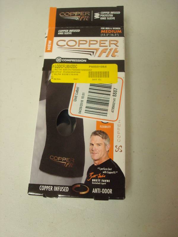 lot 86 image: Copper Fit Medium Size Knee Sleeve