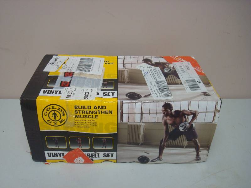 lot 88 image: Gold Gym Vinyl Dumbbell Set, Unused