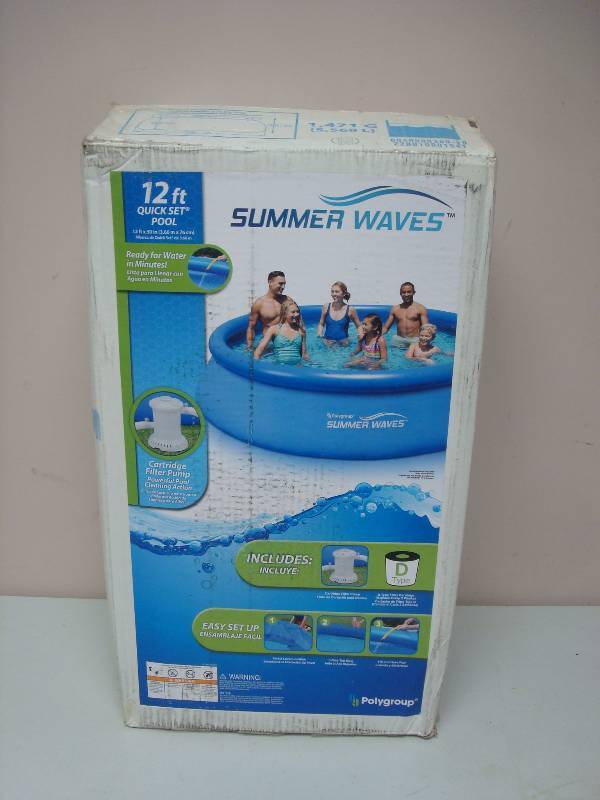lot 89 image: Summer Wave 12 Pool, Looks Unused