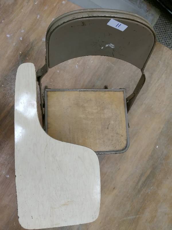 Set of 8 Vintage School Chairs