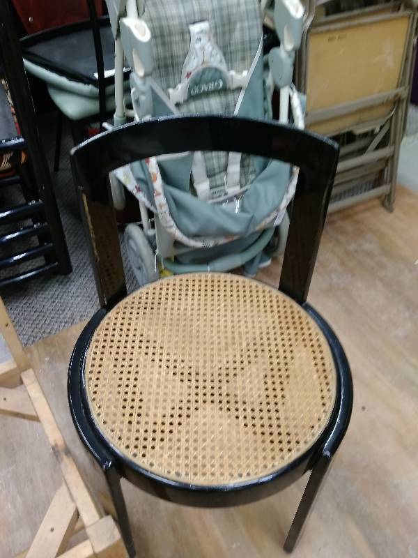 Three Vintage Chairs & One Vintage Stool