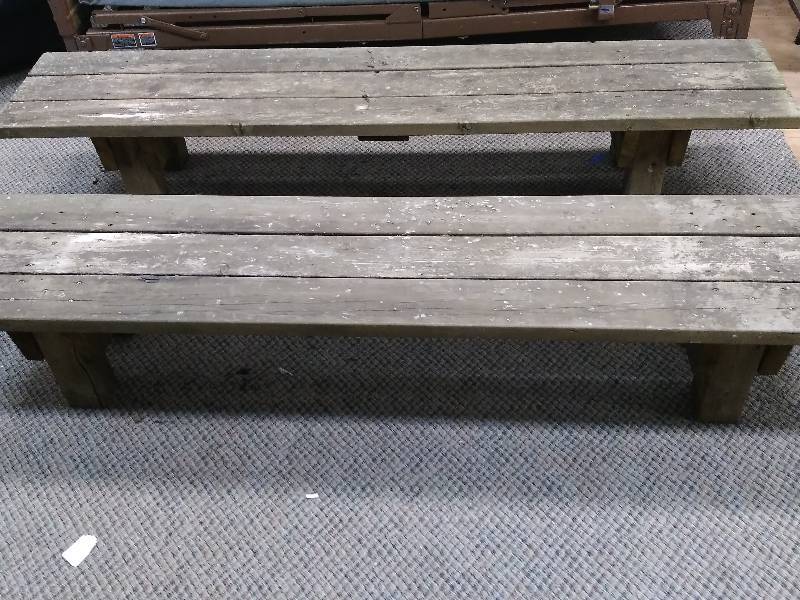 Two Outdoor Benches