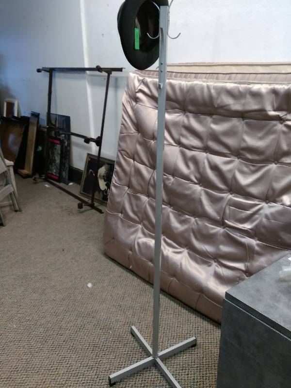 Coat Rack and Hat