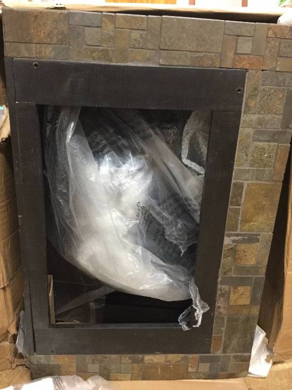 lot 43 image: Sunjoy Hardy 58 in. Steel Outdoor Fire Place
