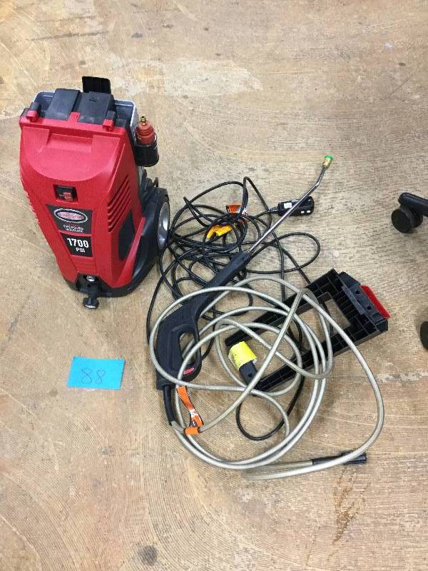 Simpson electric pressure washer 1700 deals psi