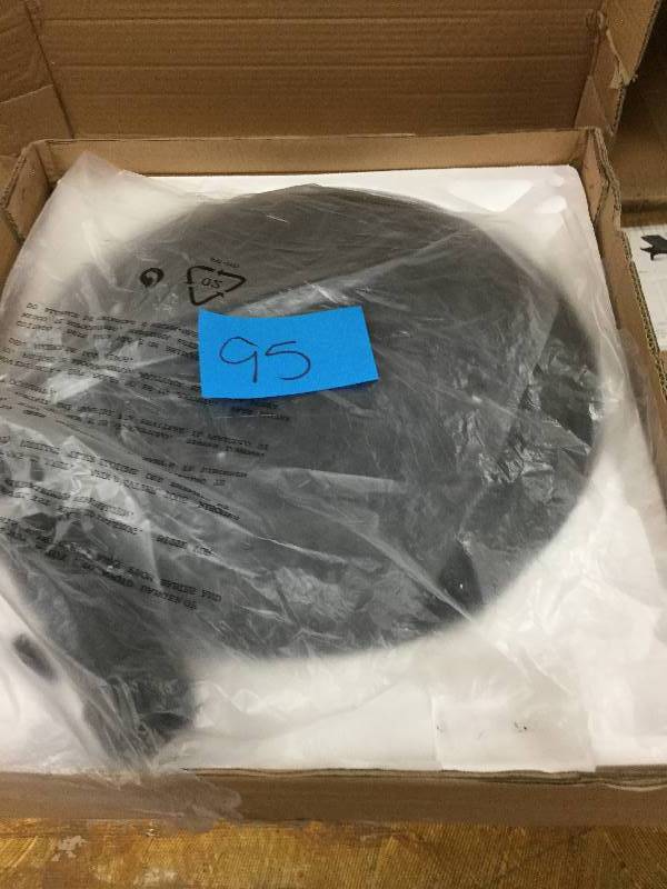 lot 95 image: Sunjoy Eileen 35 lb. Concrete Patio Umbrella Base in Black New