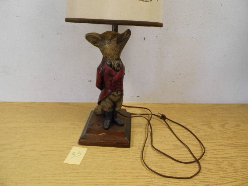 Fox Huinting Lamp