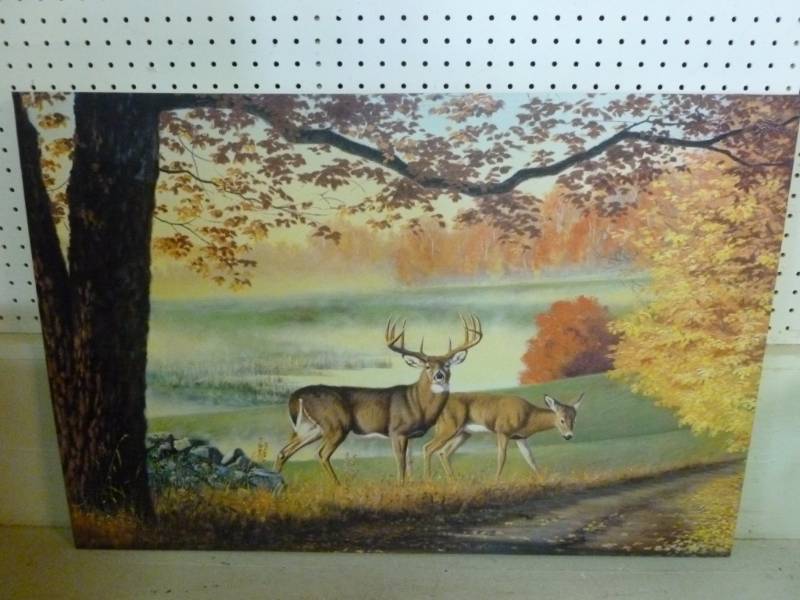 lot 52 image: Print On Canvas