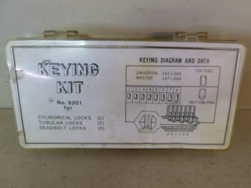 lot 97 image: Lock Keying Kit
