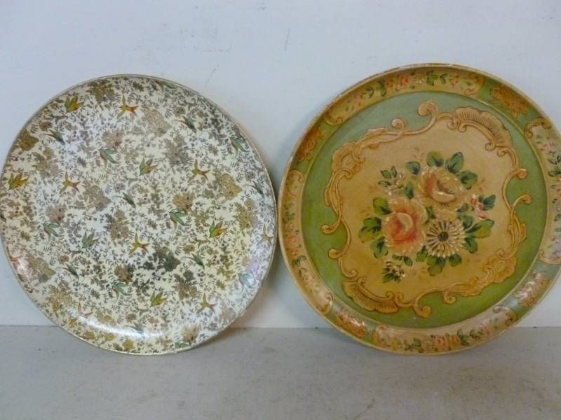 lot 163 image: Vintage Occupied Japan Serving Tray