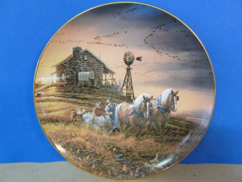lot 228 image: Terry Redlin Plate Decoration